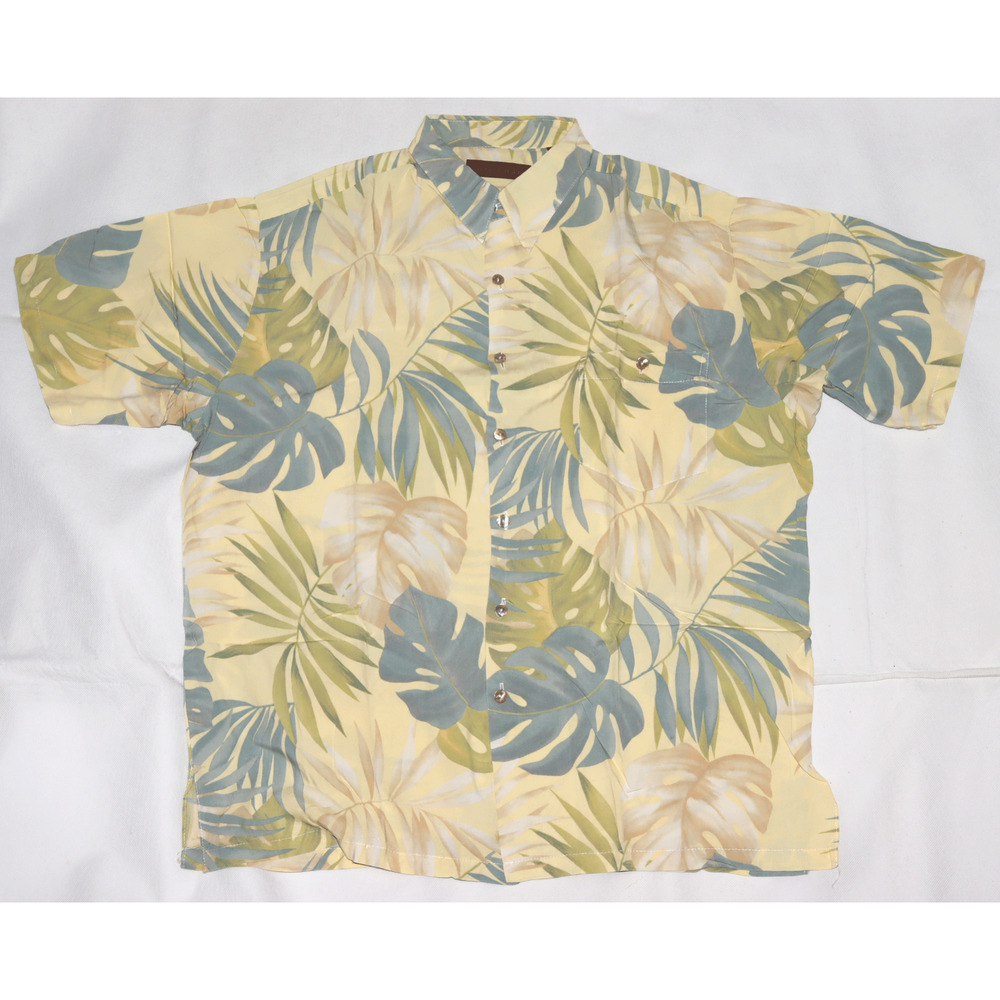 Tori Richard Men's Short Sleeve Button Front Shirt Size Large